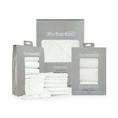 Khăn trùm đầu Little Bamboo & Máy giặt - Bộ sản phẩm tự nhiên