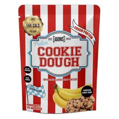 Bột bánh quy protein Adonis Gear (protein casein) - Chuối sô cô la chip - 400g 10 khẩu phần