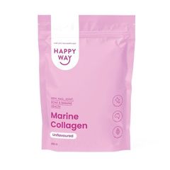 Bột Collagen Biển Không Hương Vị Happy Way 250g