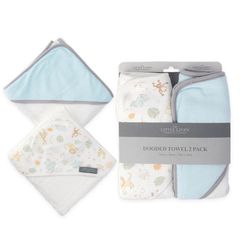 Khăn trùm đầu Little Linen Company 2 chiếc Safari Bear