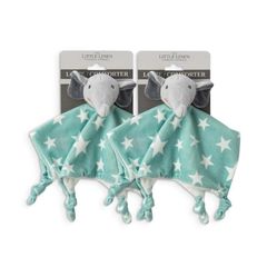 Bộ chăn ga gối The Little Linen Company - Elephant Star 2 Pack