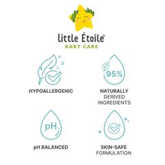 Sữa tắm Little Etoile Gentle Bottom Wash dành cho da nhạy cảm (2 tuổi trở lên) 250ml