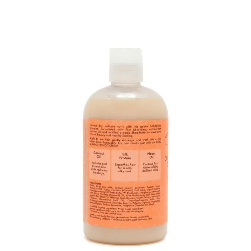 Dầu gội Shea Moisture Coconut & Hibiscus Curl & Shine 384ml