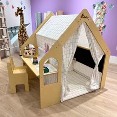 Nhà gỗ Riababy Cubby đầy màu sắc