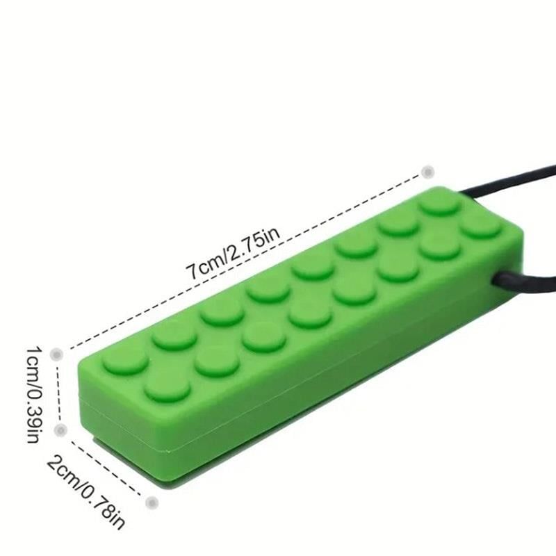 Vòng cổ cảm giác Safari Sensory Khối màu đỏ