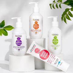 Grahams Natural Baby Starter Pack Dầu gội, kem, sữa tắm Baby Derma