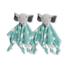 Bộ chăn ga gối The Little Linen Company - Elephant Star 2 Pack