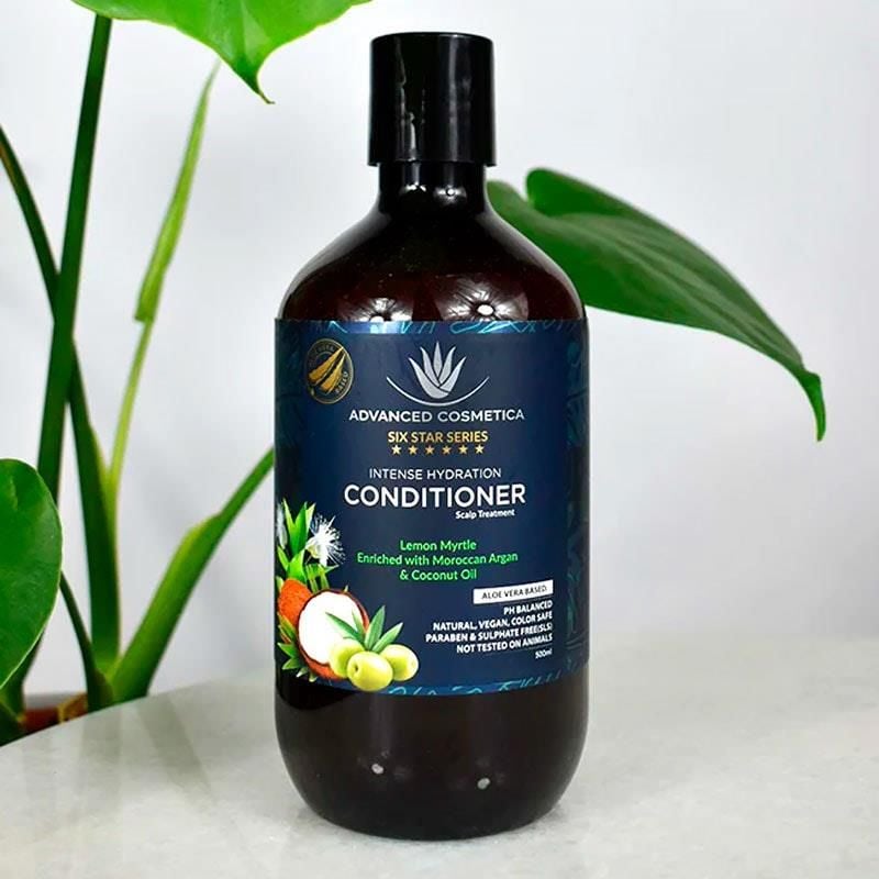 Bộ ba dầu gội dưỡng ẩm chuyên sâu Advanced Cosmetica Six Star Series x2 dầu xả x1 (500ml)