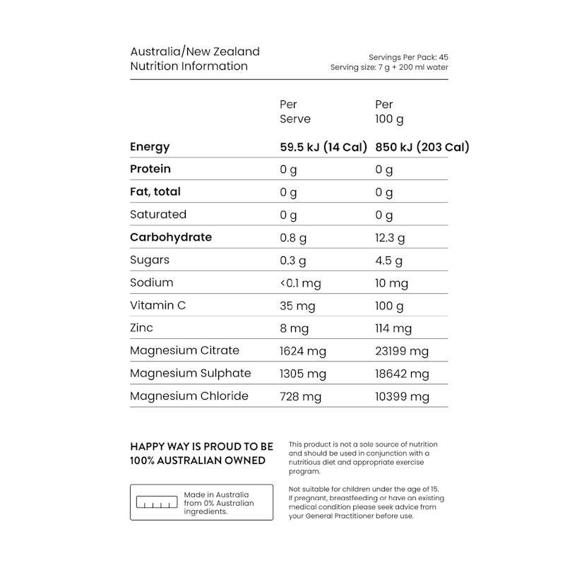 Bột Magie Happy Way Orange 315g