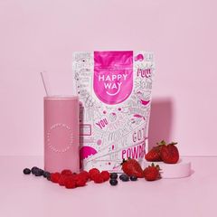 Bột Protein Whey Happy Way I Love You Berry Much Gói du lịch 6x60g