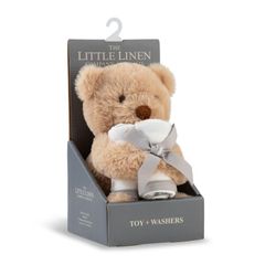 Đồ chơi nhồi bông & máy giặt Little Linen Company Nectar Bear
