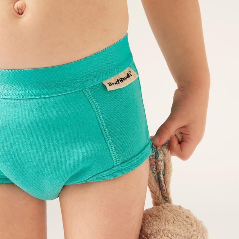 Quần tập luyện ban ngày Modibodi có thể tái sử dụng cho trẻ mới biết đi 2-3 tuổi Superhero