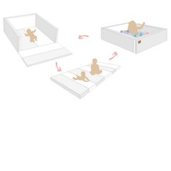 Thảm chơi 3 trong 1 Riababy 1 cái