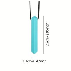 Dây chuyền cảm giác Safari pha lê màu xanh nhạt