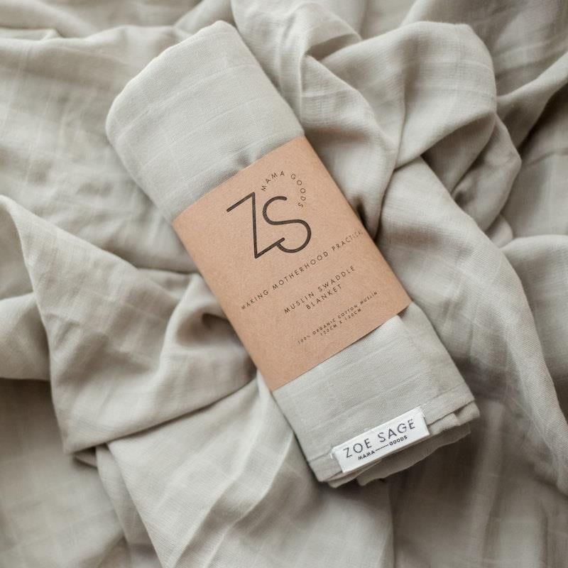 Tã quấn Zoe Sage Organic Stretchy Sage Green 1 miếng