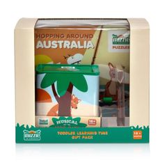 Bộ quà tặng thời gian học tập cho trẻ mới biết đi Mizzie The Kangaroo