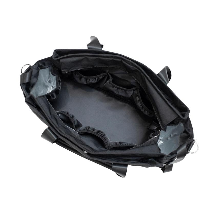 Túi tote Hannah & Henry Charlie Nappy màu đen