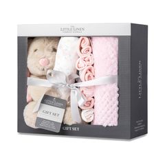 Bộ quà tặng hộp The Little Linen Company Ballerina Bunny