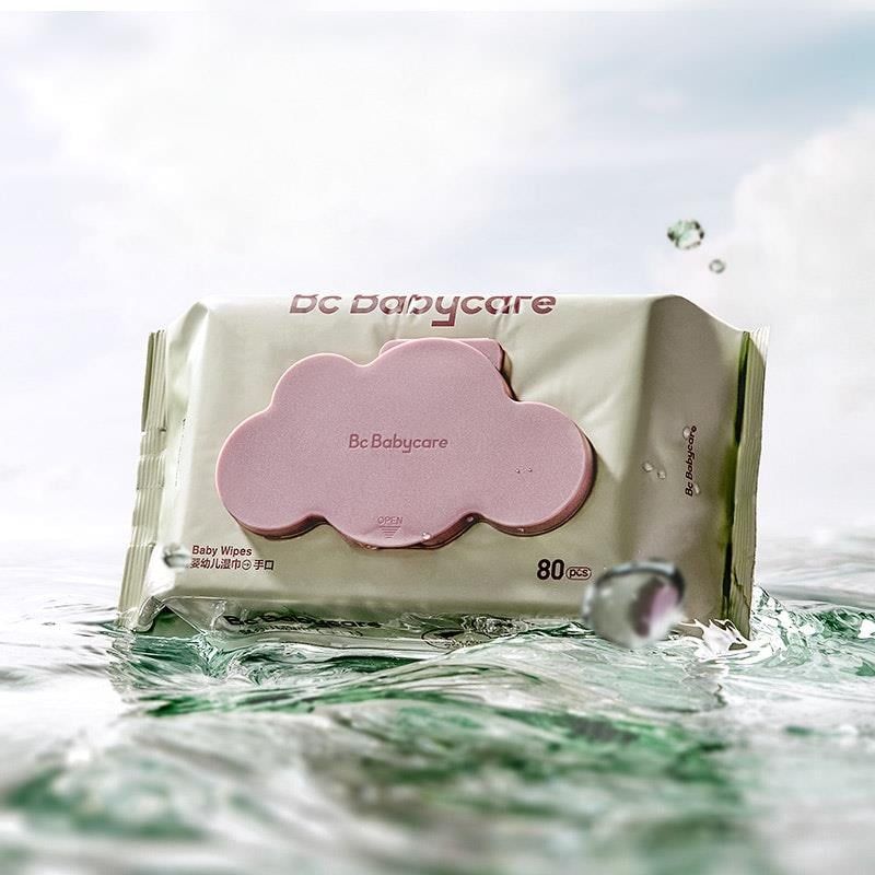 Khăn lau trẻ em Bc Babycare Cloud 80 tờ 3 gói