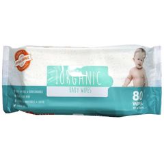 Khăn lau trẻ em không mùi Livingstone không chứa cồn gói 80 ​​khăn lau