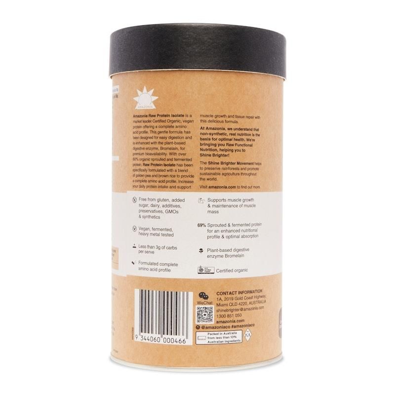 Amazonia Raw Isolate Choc Coconut 500g