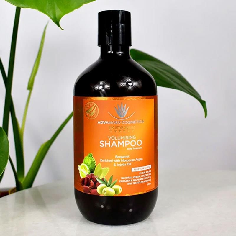 Dầu gội tăng độ phồng Advanced Cosmetica Six Star Series x2 Dầu xả x 1 (500ml) Bộ ba