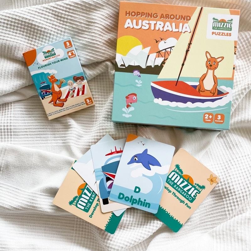 Bộ quà tặng cho trẻ mới biết đi Mizzie The Kangaroo Mizzie Little Solver