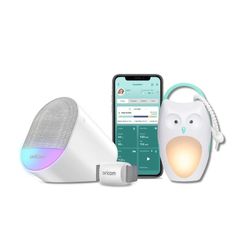 Bộ sản phẩm theo dõi giấc ngủ thông minh cho bé Oricom OBHGPLUS Guardian Plus và bộ sản phẩm làm dịu âm thanh di động OLS50 (OBHGPLUSOLS)