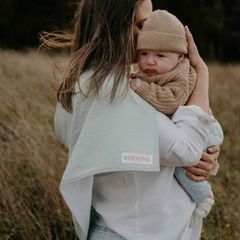 BHOOMI Babe Buộc Khăn ợ và Khăn Che Cho Con Bú Màu Hồng