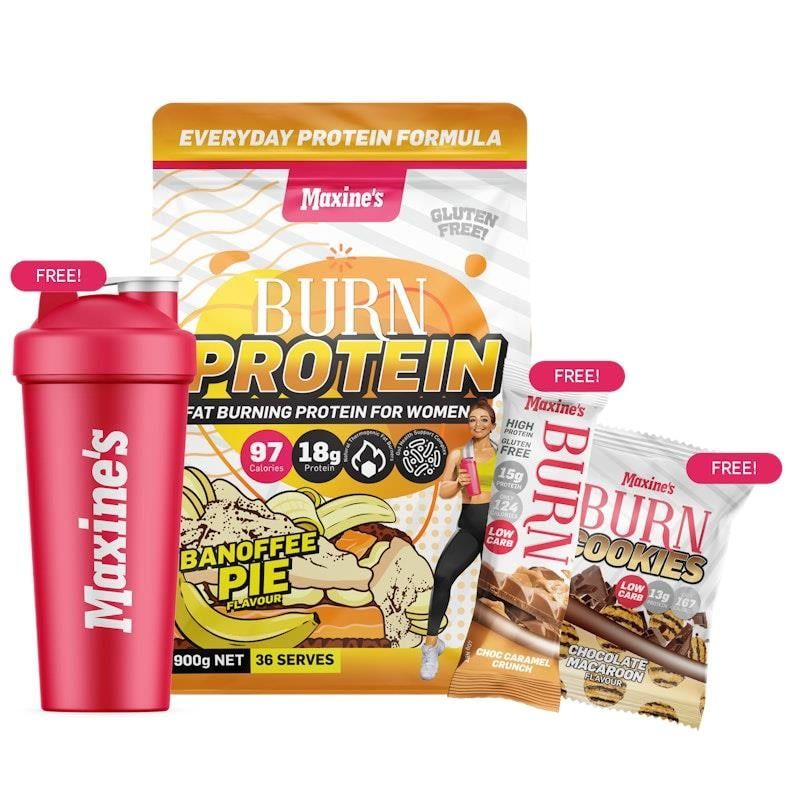Maxine's Burn Protein Value 900g - Gói bánh Banoffee Pie