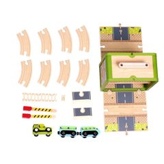 Bộ tàu hỏa gỗ Riababy