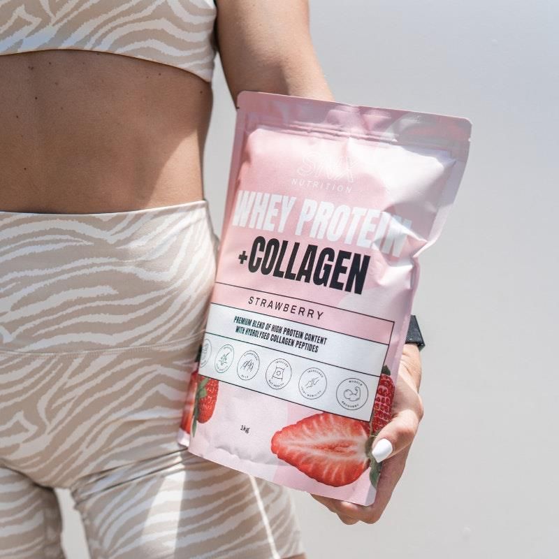 SNX Nutrition Strawberry Collagen protein 350g