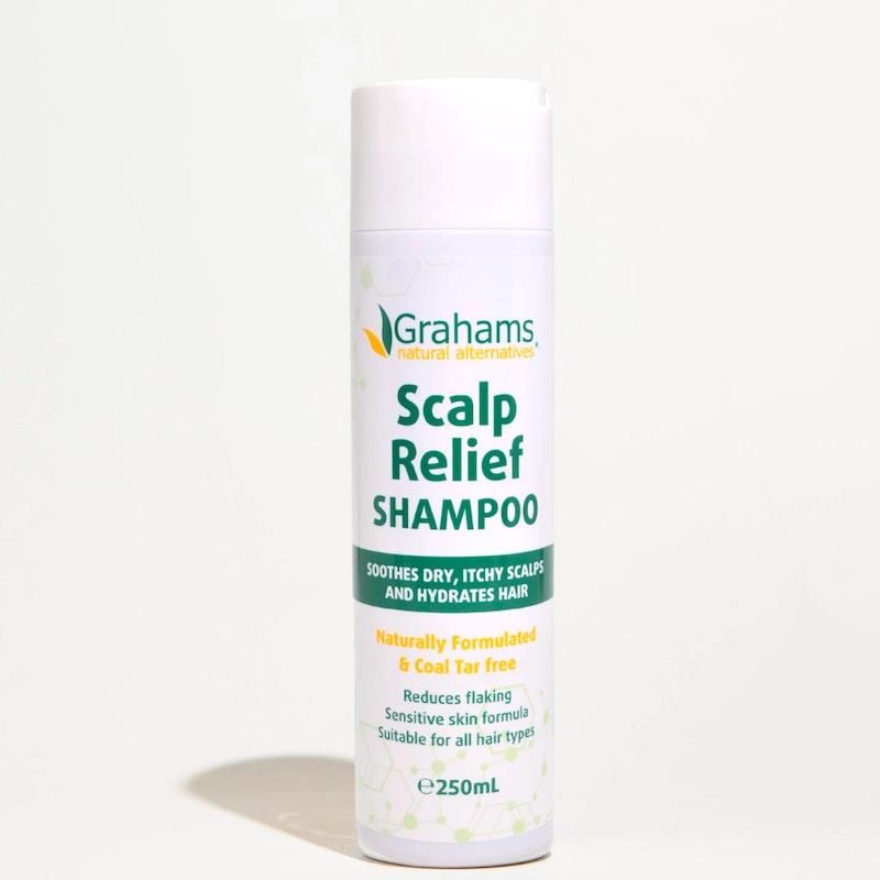 Kem dưỡng da đầu Grahams Natural Dandruff Relief Pack 60g / Dầu gội đầu trị gàu Scalp Relief 250ml GÓI
