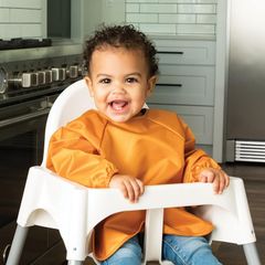 Yếm dài tay chống bẩn Tiny Twinkle 2 gói màu cát & quế nhỏ