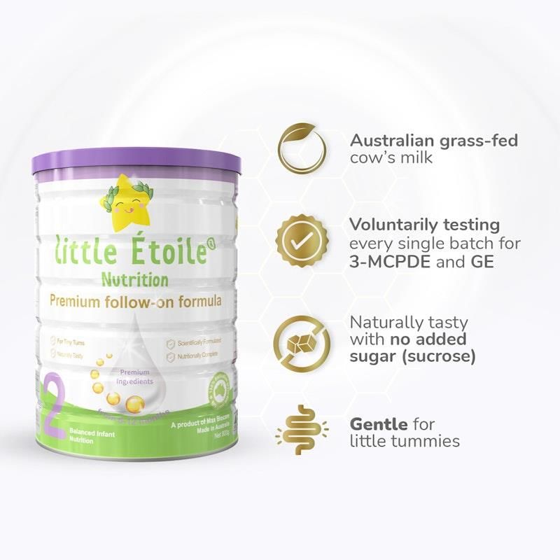 Sữa công thức Little Etoile giai đoạn 2 dành cho trẻ từ 6-12 tháng tuổi 800g