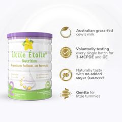Sữa công thức Little Etoile giai đoạn 2 dành cho trẻ từ 6-12 tháng tuổi 800g