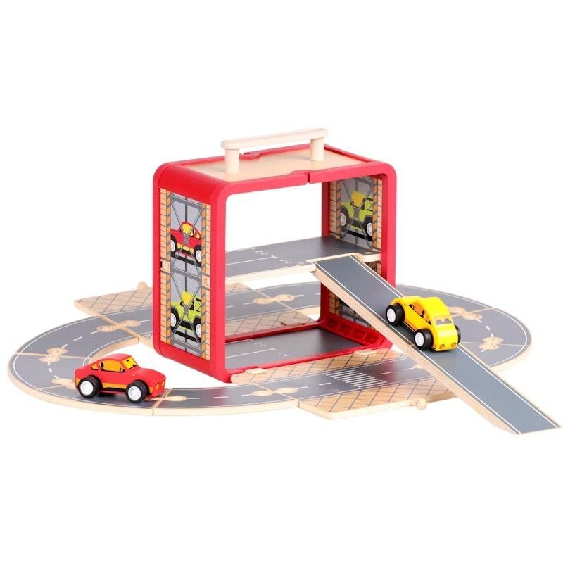 Bộ xe ô tô gỗ Riababy