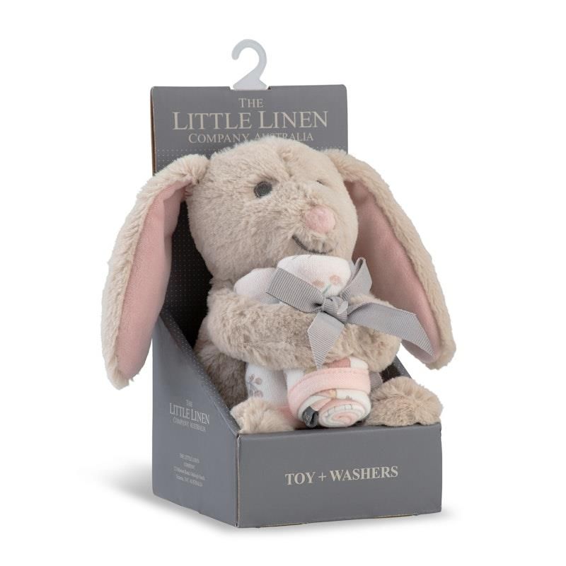 Đồ chơi nhồi bông & máy giặt The Little Linen Company Harvest Bunny