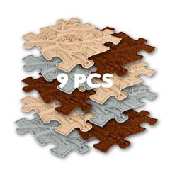 Bộ thảm chơi cảm giác Muffik Roots