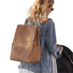 Balo đựng tã Hannah & Henry Classic màu nâu