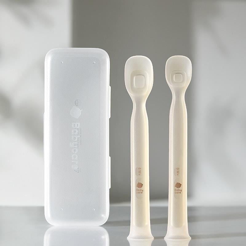 Bộ thìa silicon Bc Babycare 2 chiếc