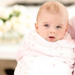 Chăn trẻ em vải muslin tre nhỏ - Hồng bụi Hồng bụi