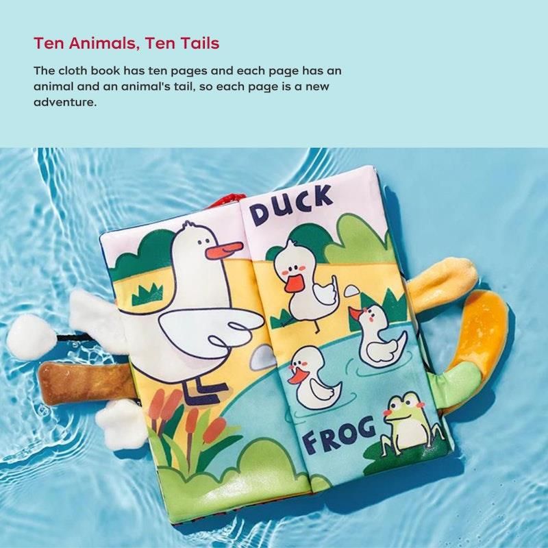 Bộ quà tặng sách vải Animal Tails Farm & Jungle của Bc Babycare