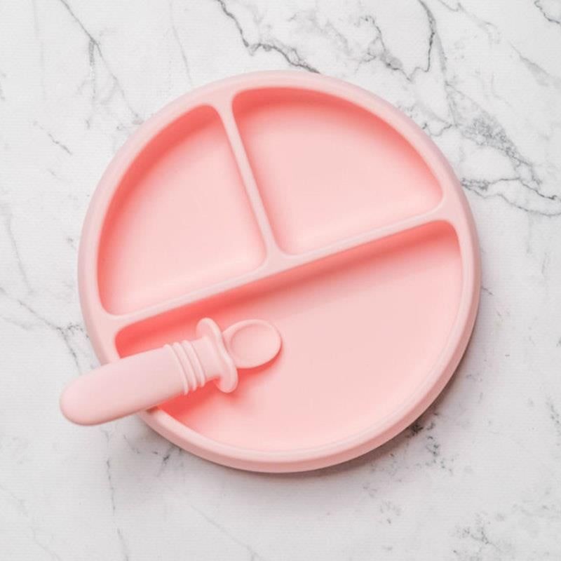 Starting Solids Australia Sucky Scoop Divided Plate Fairy Floss