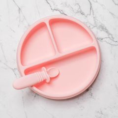 Starting Solids Australia Sucky Scoop Divided Plate Fairy Floss