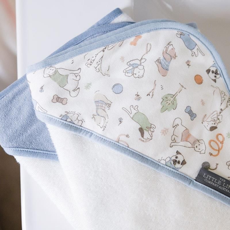 Khăn trùm đầu Little Linen Company 2 chiếc cho chó Barklife