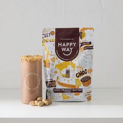 Bột Protein Whey Bơ Đậu Phộng Happy Way Choc 500g