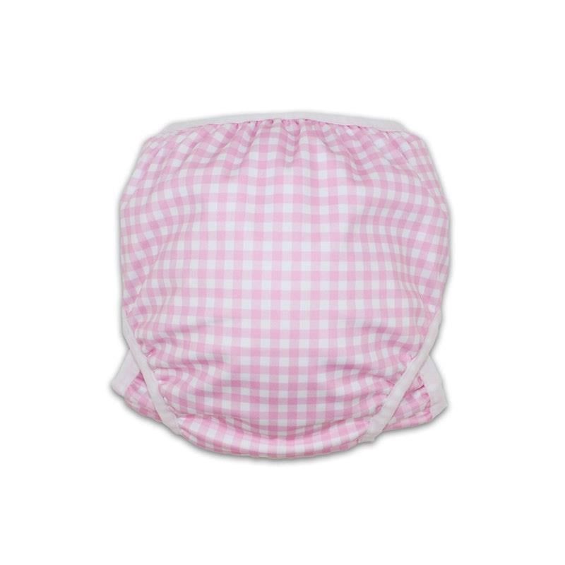 Túi đựng tã bơi và đồ ướt có thể tái sử dụng tyoub - Kẻ caro Gingham màu hồng một cỡ