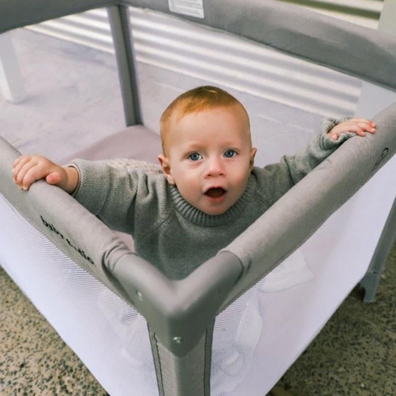 Cũi di động/sân chơi tiêu chuẩn babystudio - Xám pha 1 chiếc