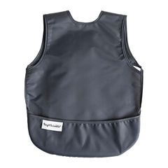 Yếm tạp dề chống bẩn Tiny Twinkle Mess Proof Apron Bib 2 gói - Sage, Charcoal nhỏ